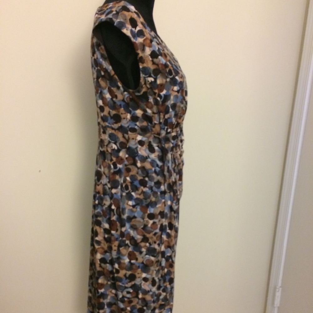 Connected Apparel Multi-Colored Dotted Dress - image 5